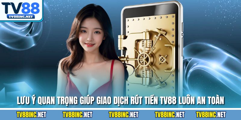 Lưu ý quan trọng giúp giao dịch rút tiền TV88 luôn an toàn